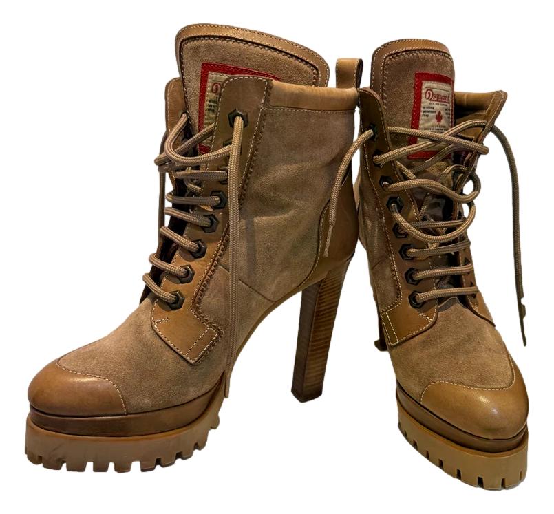 DSQUARED VINTAGE HIGH HEEL BOOTS