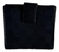 GUCCI GG CANVAS BLACK WALLET