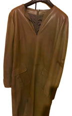 VINTAGE LEATHER DRESS