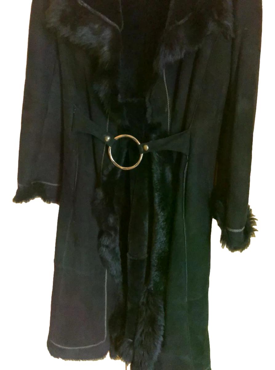 MAXI SUEDE ΔΕΡΜΑΤΙΝΟ ΠΑΛΤΟ